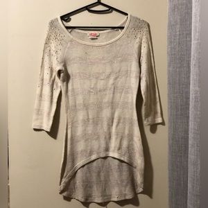 Body central sweater dress top